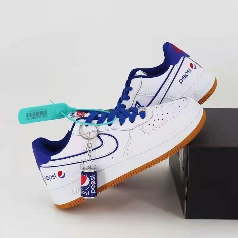 Pepsi fashion trend 2022 new non-slip wear-resistant high and low flat shoes couple sports and leisure warm white shoes