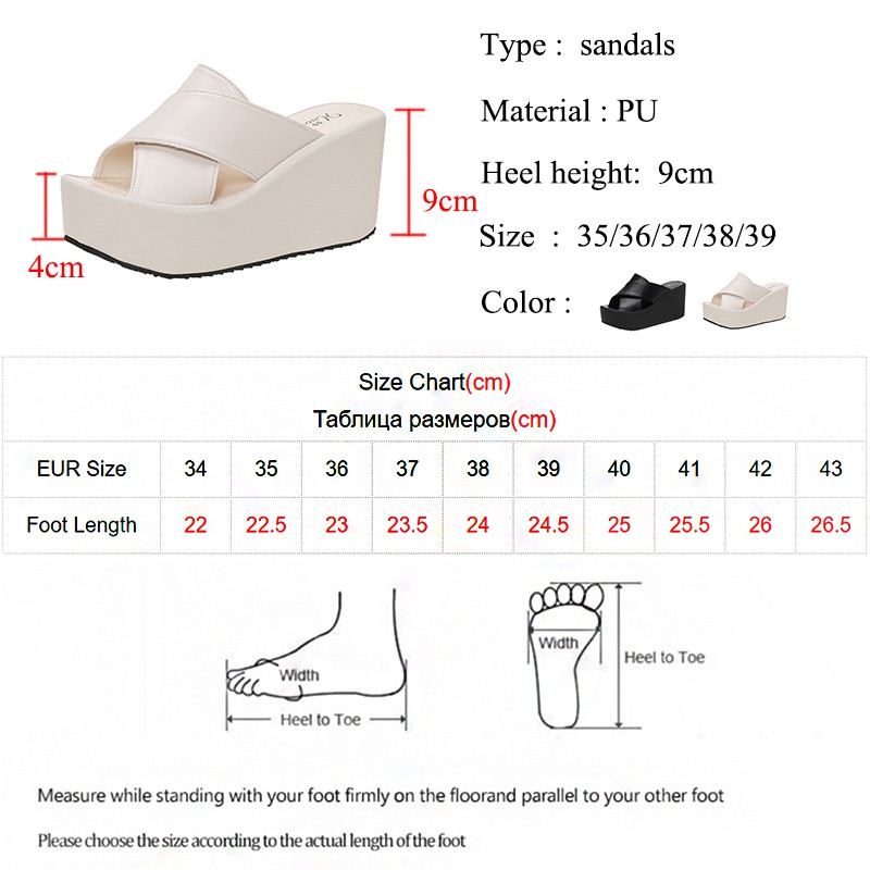 Rimocy Women Casual Thick Sole Slippers Outdoor Outdoor Summer 2022 Women Shoes Wide Platform Cross Strap Non-slip Beach Femme Shoes