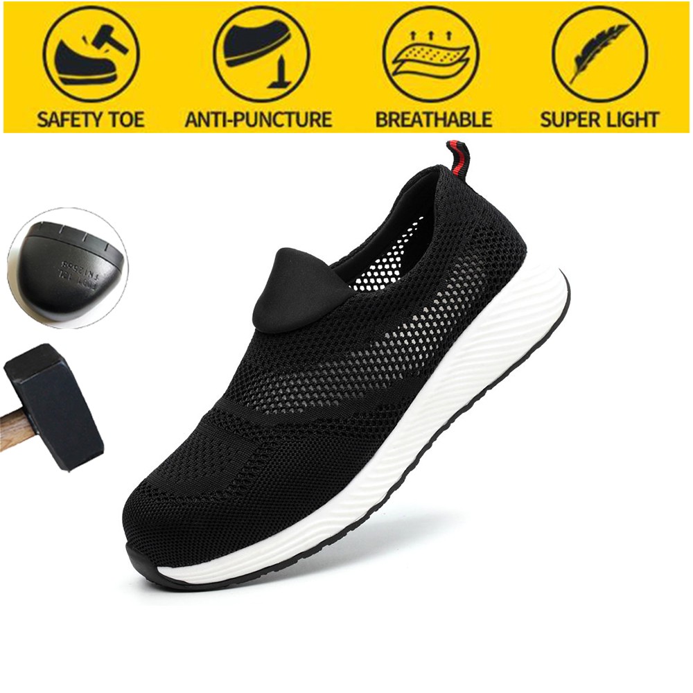 Safety shoes men's puncture-proof old security safety shoes summer breathable work shoes women safety shoes men's work shoes