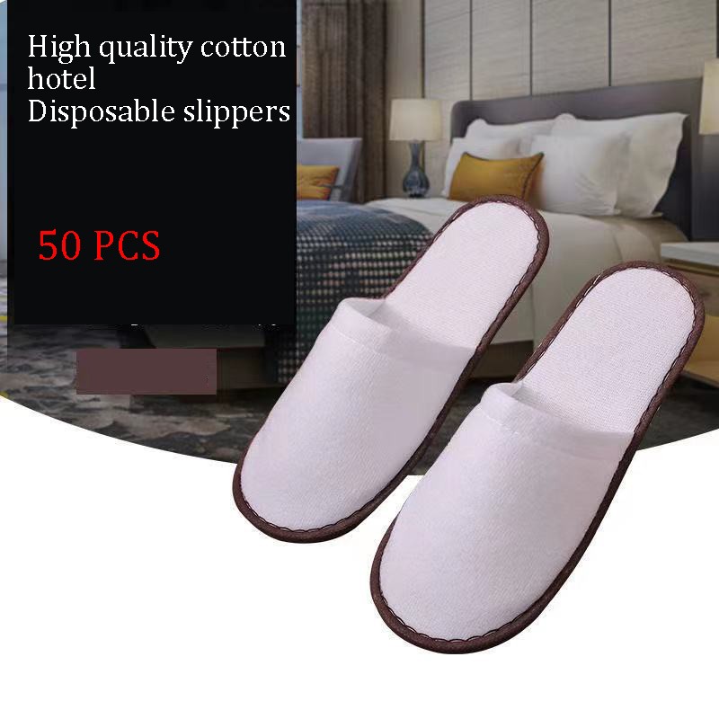 40pcs Disposable Slippers Men Women Business Travel Passenger Home Shoes Guest Slippers Hotel Beauty 28cm Indoor Slippers Shoes