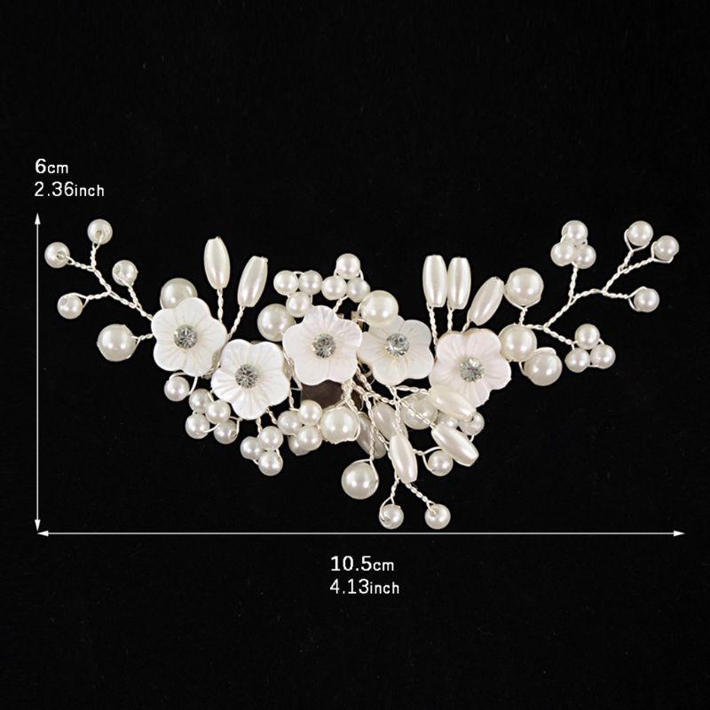 1pc Simulated Pearl Shoe Buckle Floral Beads Elegant DIY High Heel Charms Women Shoes Clips Buckle Fashion Sandals Decoration