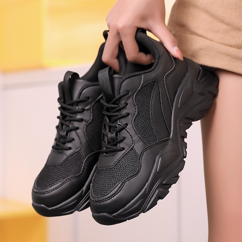 Moipheng 2022 Spring New Chunky Sneakers Women Breathable Shoes Big Size 35-45 Running Shoes Sneakers Women Vulcanized Shoes