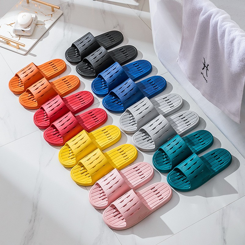 Bathroom Leakage Slippers Women Summer Indoor Bath Non-slip Quick-drying Shoes Couples Home Wear-resistant Sandals Slippers