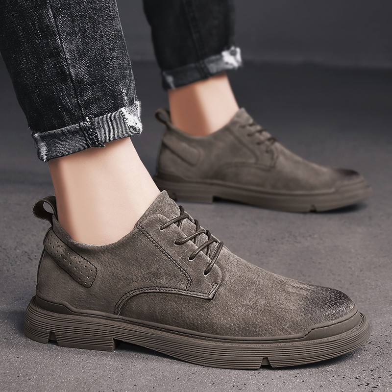 Men's shoes genuine leather casual shoes men high quality male flats casual sneakers retro tooling shoes