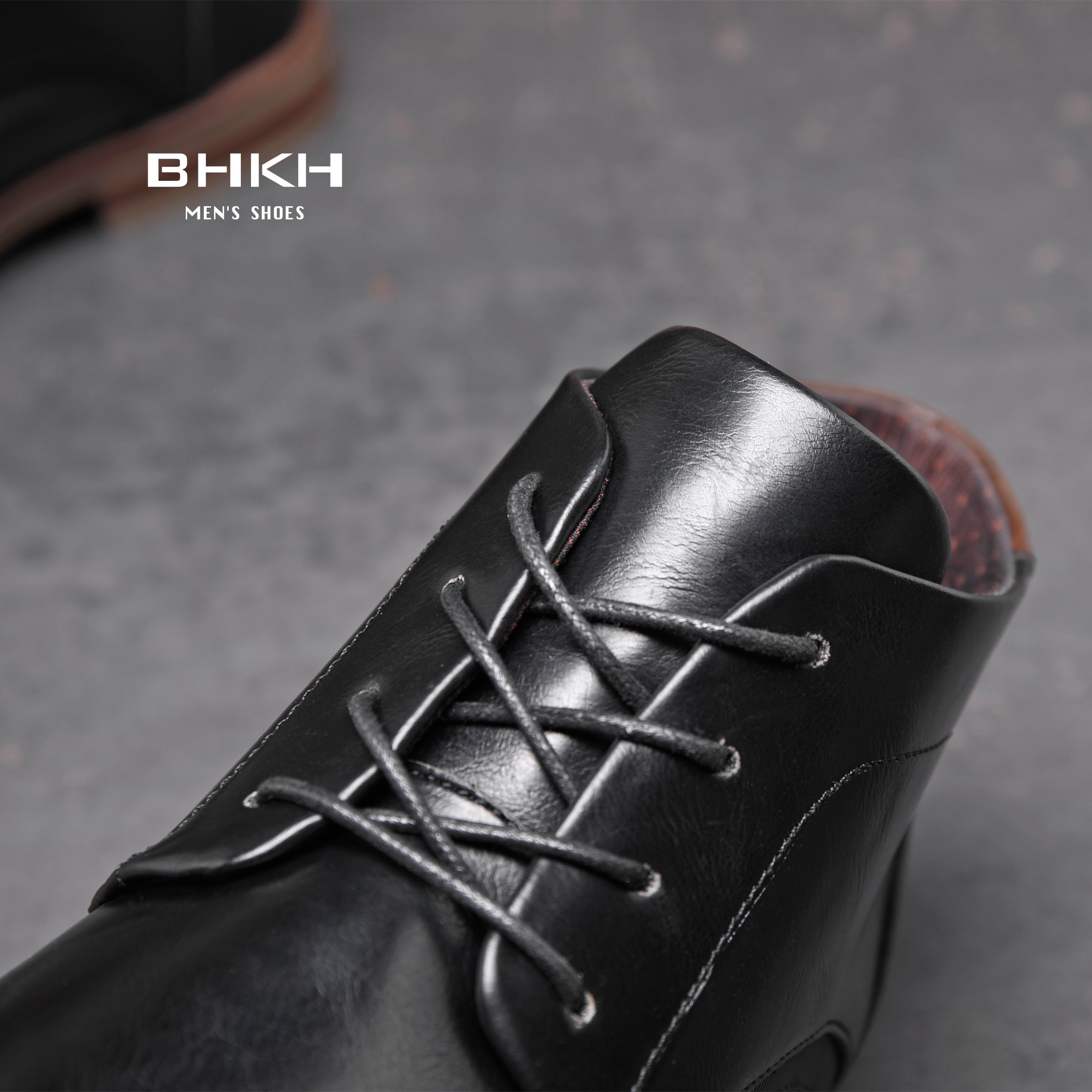 BHKH 2022 Autumn/Winter Men Boots Lace-up Ankle Boots Smart Business Office Work Dress Formal Shoes Men's Shoes