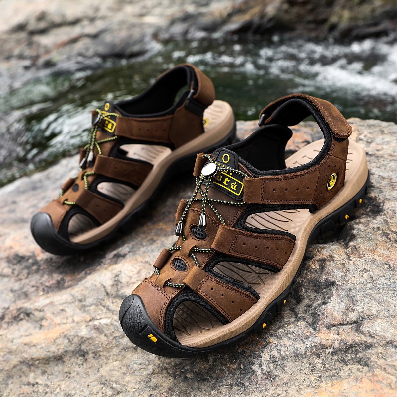 Summer men's sandals high-quality breathable climbing fashion hiking outdoor sports soft comfortable non-slip Roman beach