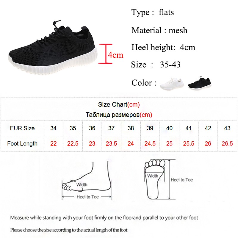 Lucifer Breathable Mesh Lace Up Sneakers Women 2022 Summer Soft Sole Knit Flat Shoes Woman Non-slip Casual Shoes Plus Size 43