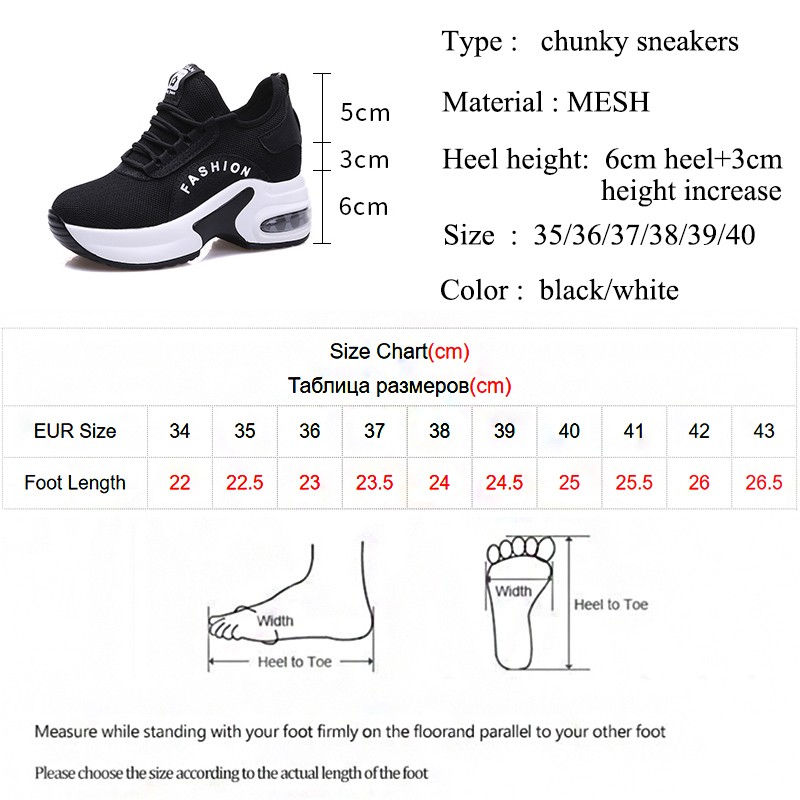 Lucifer 2022 Spring Breathable Mesh Casual Women Sneakers Lace Up Height Increasing Shoes Woman Air Cushion Wedges Female Shoes