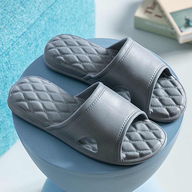 2022 slippers women summer thick bottom indoor home couples home bathroom non-slip soft tide to wear cool