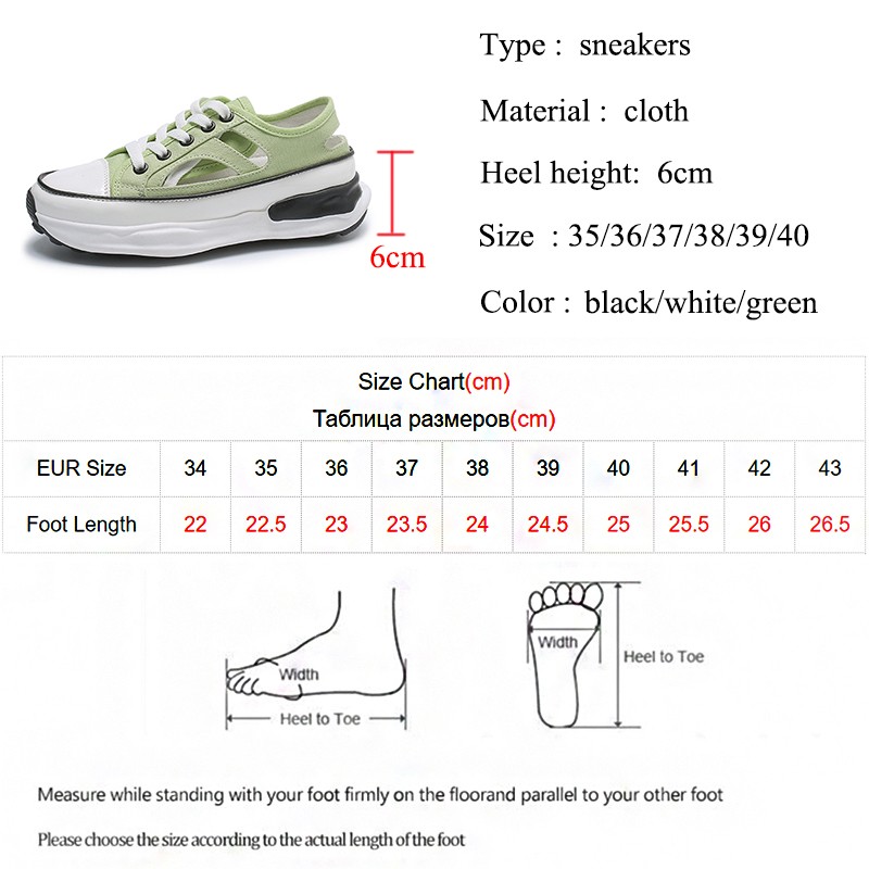 Lucifer Hollow Out Canvas Sneakers Women 2021 Fashion Lace Up Thick Bottom Vulcanize Shoes Woman Non-slip Platform Sandals Lady