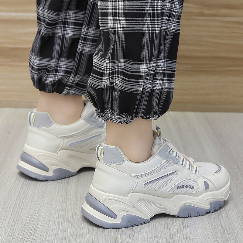 Rimocy Breathable Mesh Outdoor Sneakers For Women Spring Autumn Platform Casual Shoes Fashion Woman Thick Sole Tenis Feminino