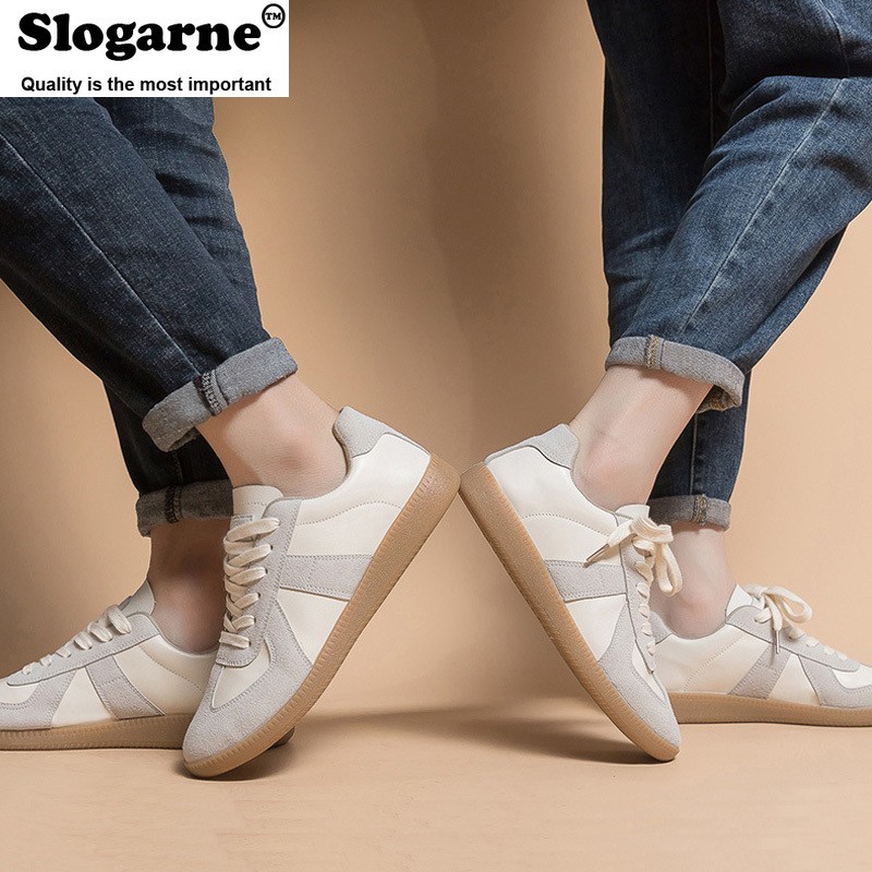 Men Women Spring Autumn New Sneakers Causal Sneakers For Lovers Couples Unisex Shoes Soft Durable Leather Sole Running Shoes