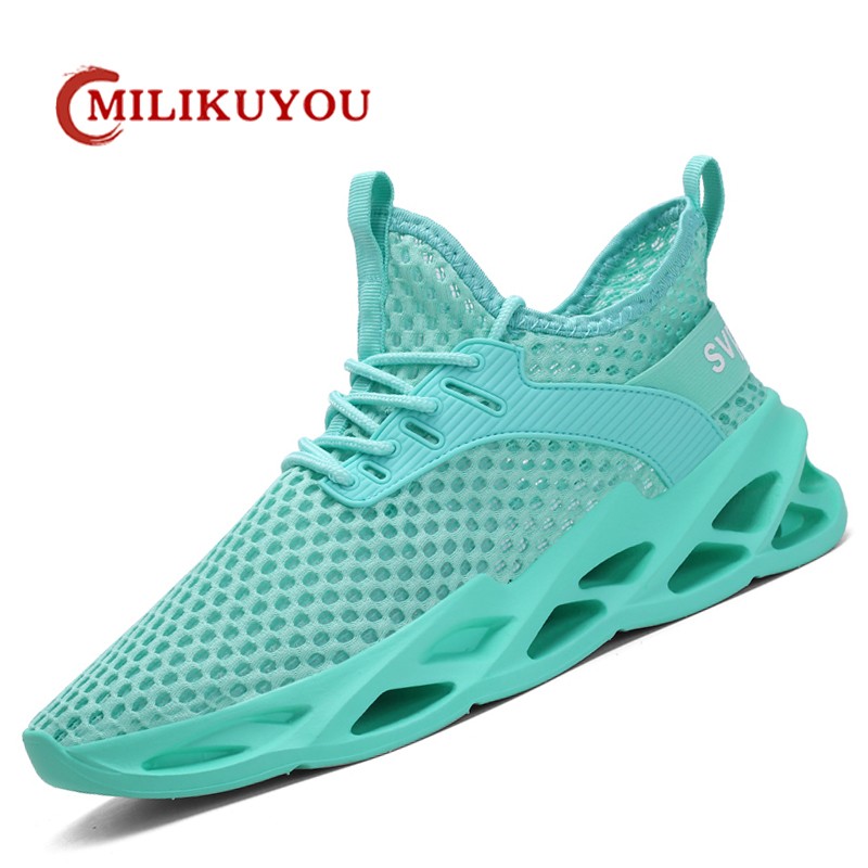 Men's Sneakers Hollow Mesh Sneakers Male Outdoor Breathable Shoes Walking Shoes Comfortable Sneakers Running Shoes