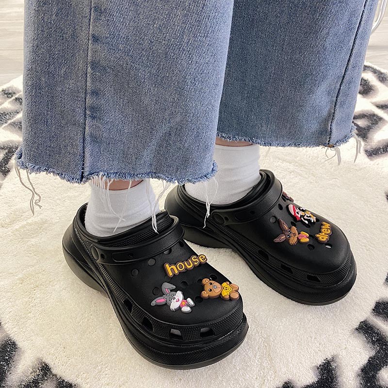 women shoes summer platform clogs sandals wedges breathable heels ladies shoes and sandals fashion garden shoes beach slippers