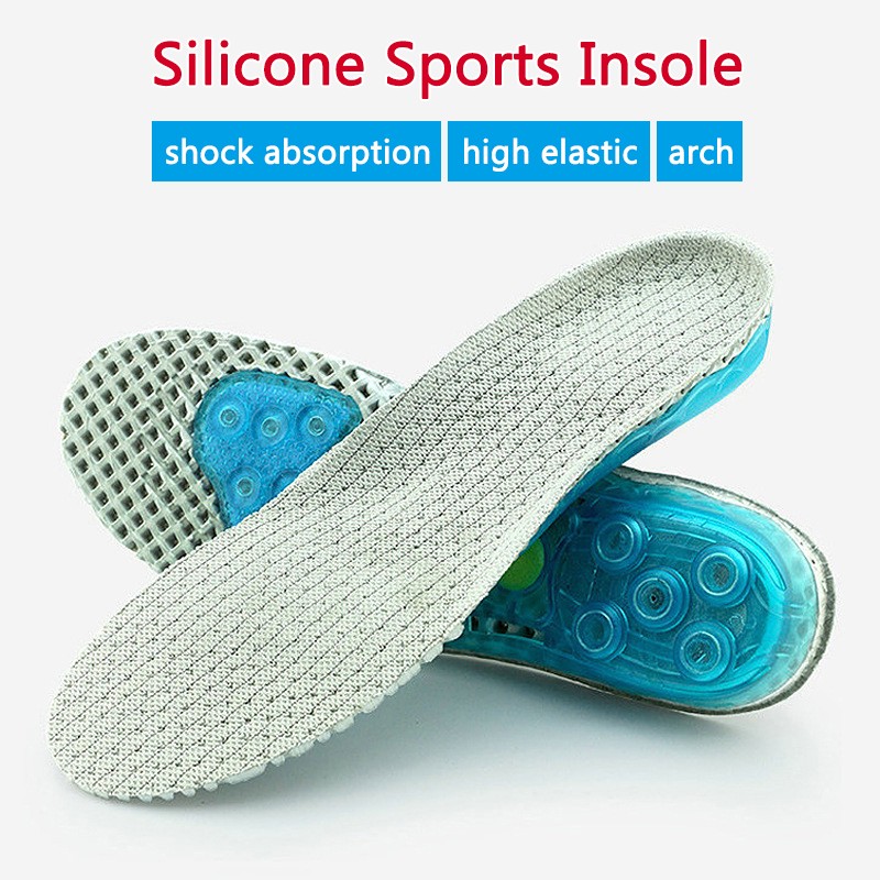 Couple Sports Cushioned Insoles Orthotic Foam Men Women Support Insert Soles Cushion Shoes Feet Cushion Size 35-46