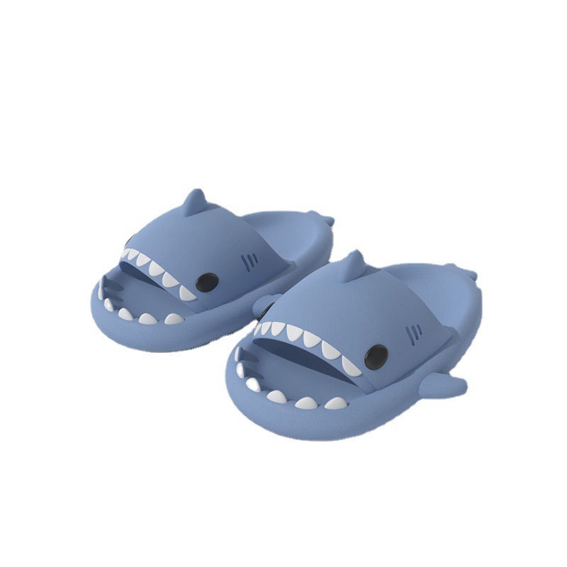 Summer EVA Slippers Lovely Shark Slippers Women Outdoor Bathroom Home House Slippers New Man Cartoon Couple Slippers 2022