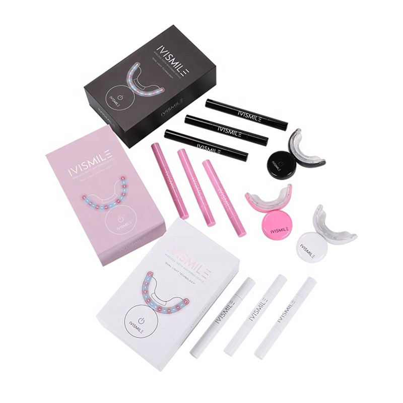 IVISMILE Teeth Whitening Lamp LED Teeth Whitening Device Gel Set Home Wash Kit Gift Wireless Charging Box Teeth Whitening Pen