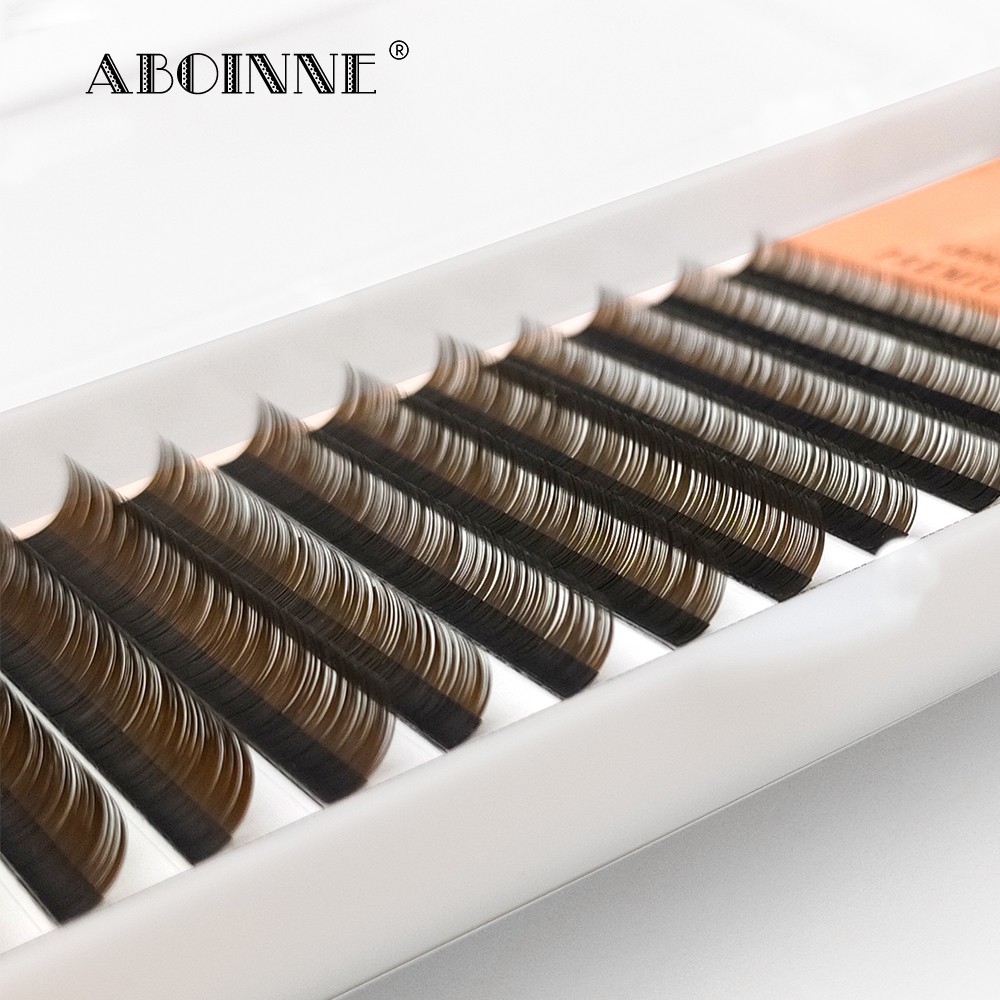 Abonnie bottom lashes matte black dark brown mink lashes tray lower eyelashes extension mixed lashes tray all size selous