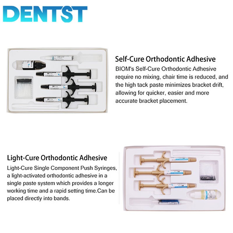 Orthodontic Direct Bonding System Blue Self-light Curing Dental Glue Adhesive for Braces Ortodoncia Dental Decoration