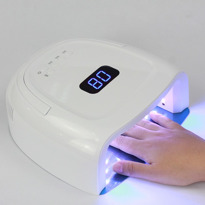 60W Rechargeable Nail Lamp Cordless Gel Polish UV Curing Light Professional Nail Dryer Cordless Nail UV LED Lamp