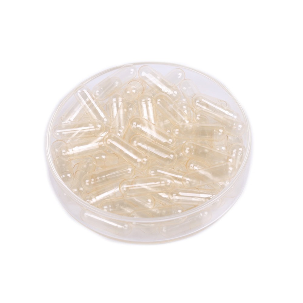 1000pcs Size 0# Cellulose Clear HPMC Factory Empty Capsules, Pills, Vegetarian Capsules Joined Capsule