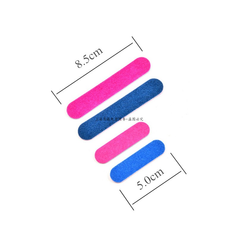 Double Side 180 Nail Polish Sanding 100pcs Disposable Mini Wooden Nail File Buffer Strips Grinding Polishing Manicure Care Tools