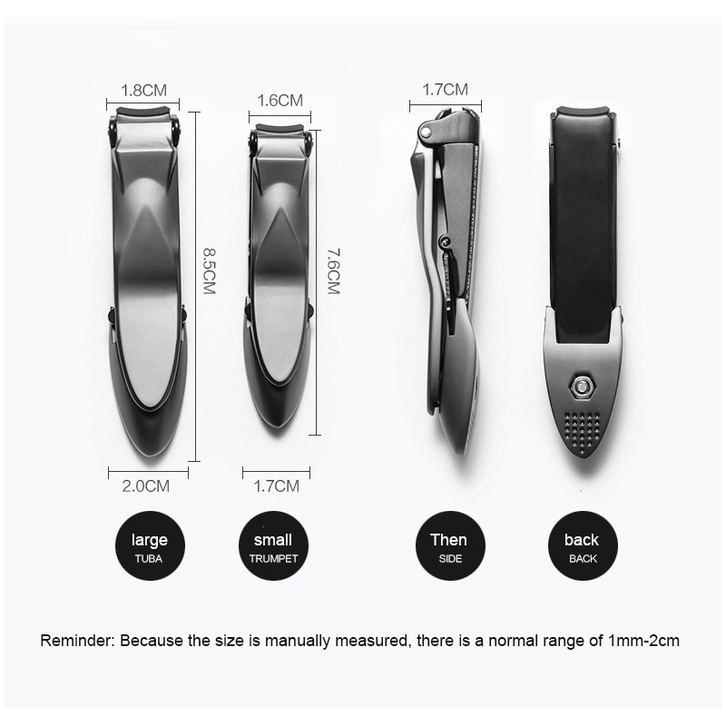 S/L Sizes Nails & Toenails Toenail Clippers Stainless Steel Material Dead Skin Remover Cutter Manicure Applicable Art Tools