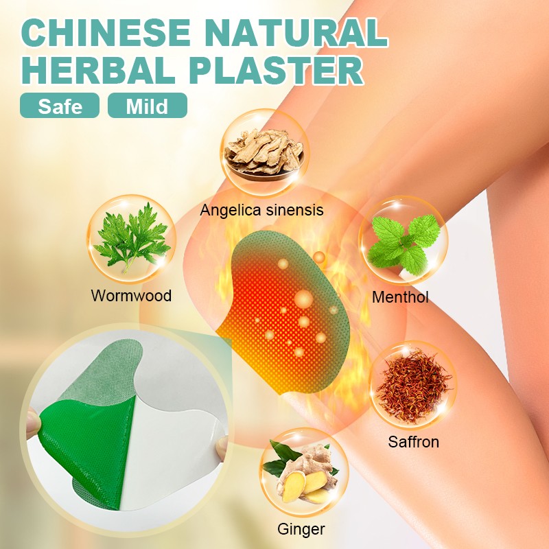 15pcs Knee Joint Pain Plaster Chinese Wormwood Extract Sticker for Knee Joint Soreness Rheumatoid Arthritis Pain Relief Patch W008