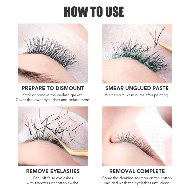 NATUHANA False Eyelashes Extension Grafting 10g/15g Glue Cream Remover Non-irritating Eyelashes Extension for Makeup Tools