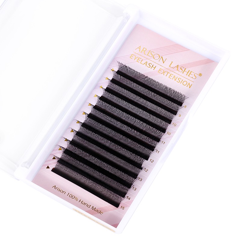 Eyelashes Extension W Shape 3/4D Pre-made Volume Fans w Style Lashes Faux Mink Soft Easy Fan Natural Ariosn Lashes