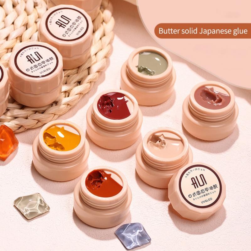 54 Colors Solid Cream Gel Nail Polish Long Lasting No Fade Semi Permanent Varnish Mix Nail Gel