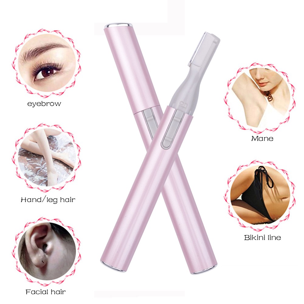 Electric Hair Remover Eyebrow Trimmer Scissors Epilator Men Razor Cutting Machine Lady Makeup Mini Shaver Razor