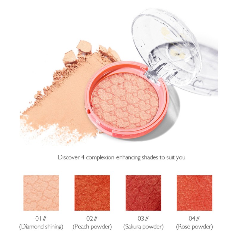 Multifunctional Makeup Palette Face Blusher Lightweight Matte Eyeshadow Palette Natural Face Blusher