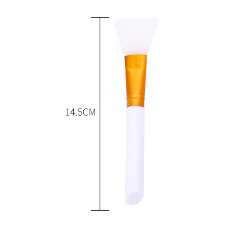 Foldable Silicone Face Mask Brush DIY Reusable Facial Mud Mixing Cosmetic Body Butter Tools Applicator Stick for Home Salon