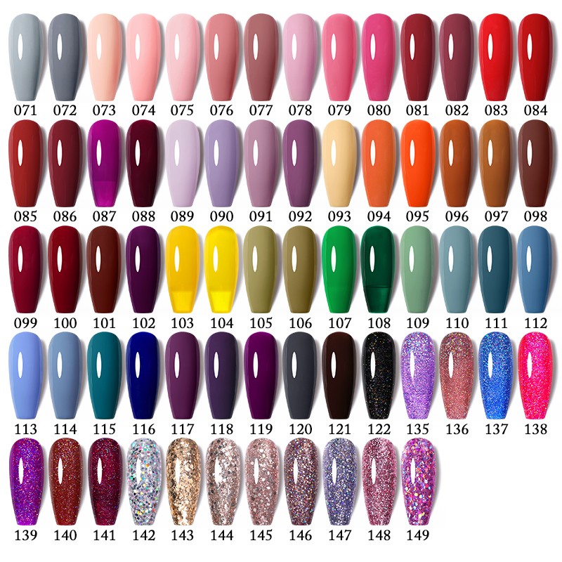 UR SUGAR 7.5ml Spring Cream Colorful Gel Nail Polish Purple Pink Solid Nail Art Semi Permanent Soak Off Gel All For Manicure