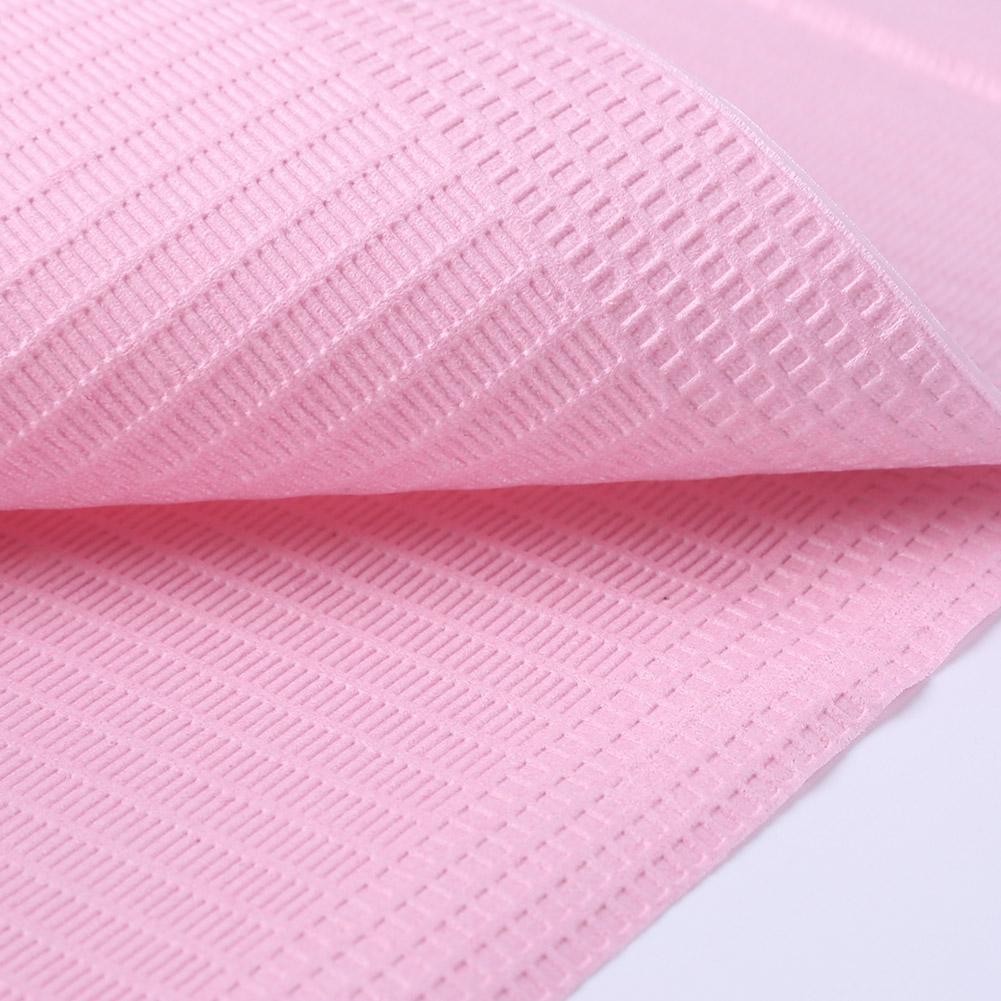 125pcs Disposable Waterproof Medical Paper Dental Hygiene Bib Napkin Wood Pulp Paper Dental Cleaning Paper