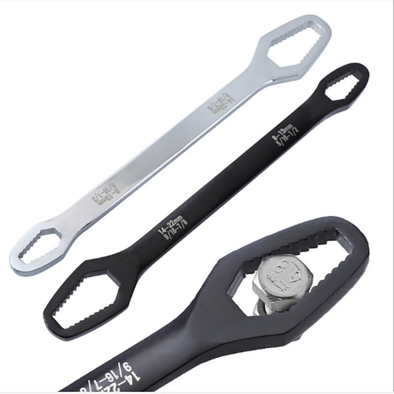 Universal Torx wrench double-headed self-tightening adjustable glasses wrench 8-22mm board both ends special shaped multi-purpose