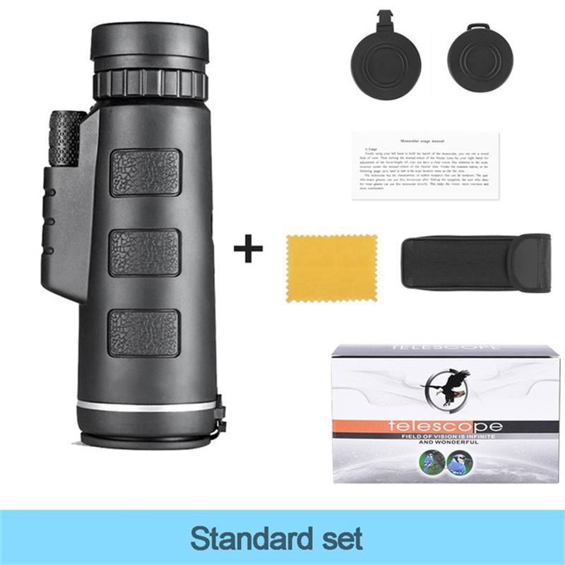 High Resolution Portable Military 40X Zoom Binoculars Professional Long Range Monocular Industrial Glass Low Night Vision Hunting Telescope