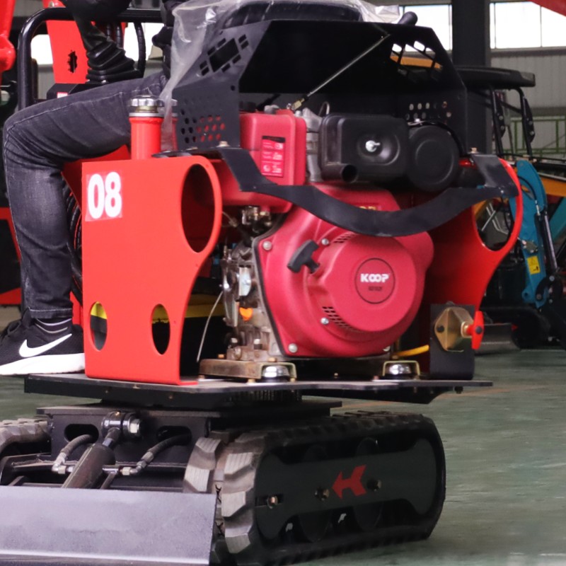 TE-08 0.8 Ton Mini Excavator Newest Mini Hydraulic Crawler Excavator Garden Digger Digging Machine With CE ISO