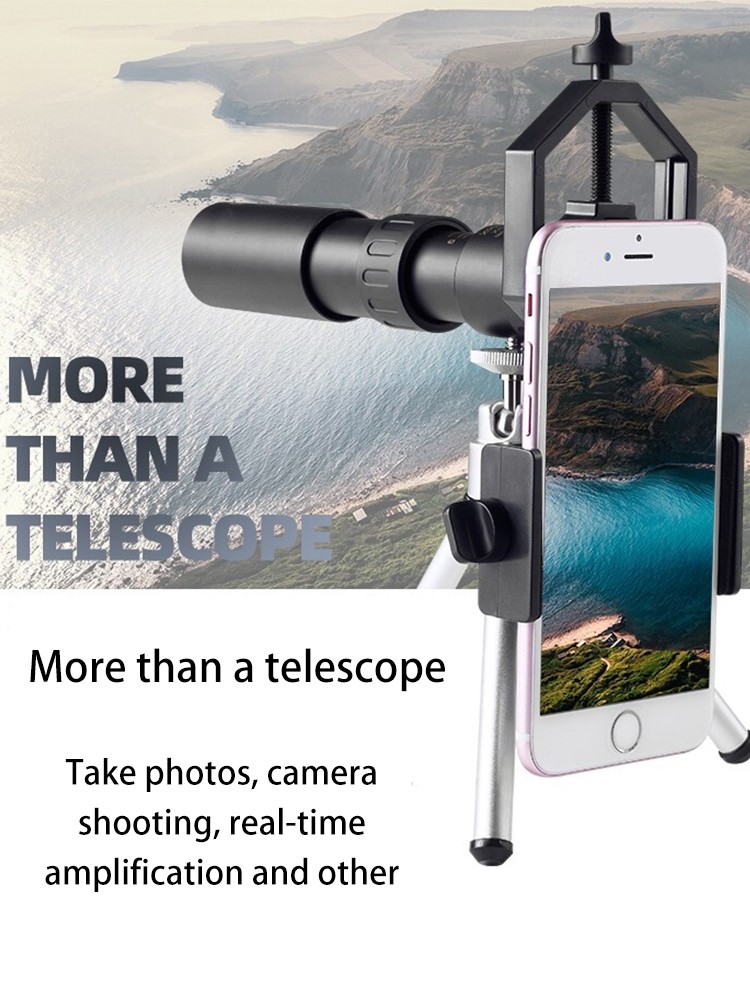 Professional 4K 10-300X40 Monocular Telescope Powerful HD Zoom Binoculars Ultra High Quality Portable Hunting Camping