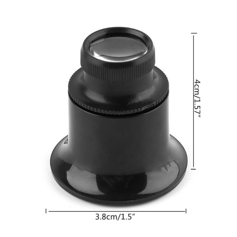 15/20X Jewelry Watch Repair Magnifier Portable Single Loupe Magnifying Loupe For Eye Magnifier Lens Watches Jewelry Tools