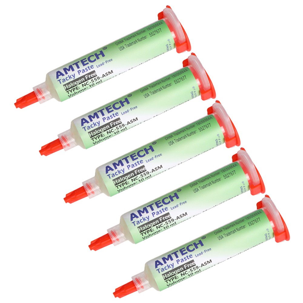 AMTECH NC-559-ASM BGA PCB No Clean Soldering Paste Advanced Soldering Oil Flux Grease 10cc Soldering Repair Paste