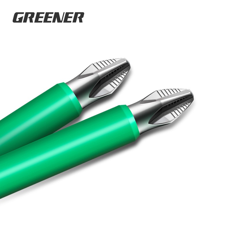 Greener Anti Slip Magnetic Impulse Head Cross High Hardness Hand Drill Bit Screw Electric Screwdriver Set 25 50 65 70 90 150mm PH2