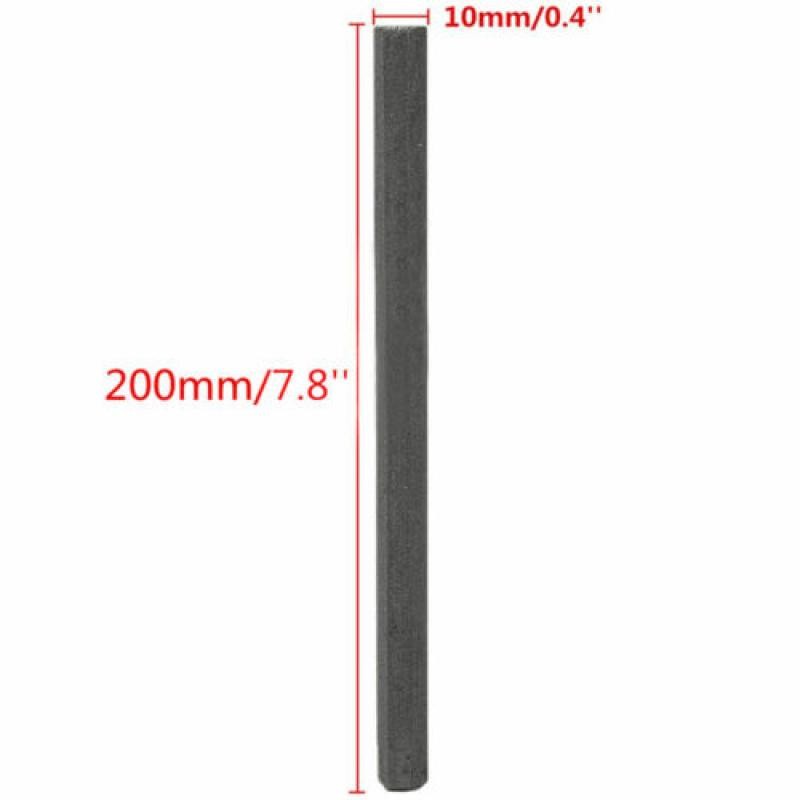 1pc 10X100/140/160/200mm Ferrite Rod Loopstick for Radio Antenna Crystal Aerial Adapter Black Mn-Zn Ferrite Rod Material