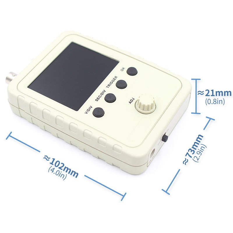 DSO FNIRSI-150 Digital Portable Pocket Oscilloscope Kit 1MSa/s 200KHz Analog Bandwidth Support 80KHz PWM and Firmware Update