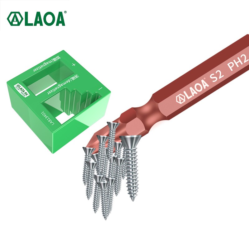 LAOA Demagnetizer Screwdriver Plus Magnetic Device Dual Use Degausser Magnetic Screwdriver