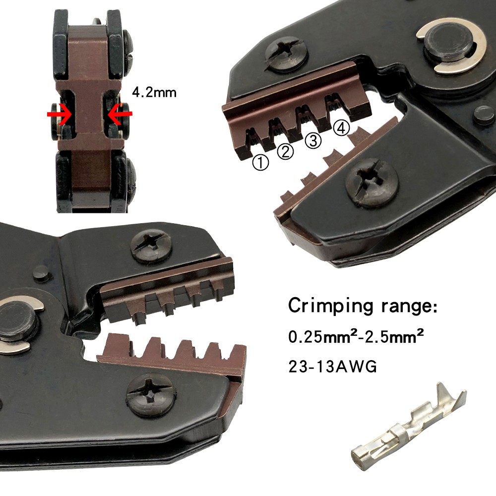 Dupont Terminals Crimping Tools SN-2 Pliers Set XH2.54 SM Plug Spring Clip for JST ZH1.5 2.0PH 2.5XH EH SM Boxed Connection Kit