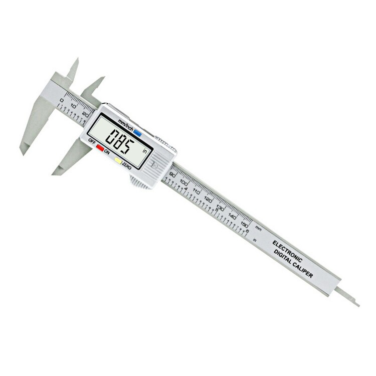 6 Inch Digital Vernier Caliper 0-150mm LCD Electronic Caliper Carbon Fiber Height Gauge Micrometer Measuring Tools