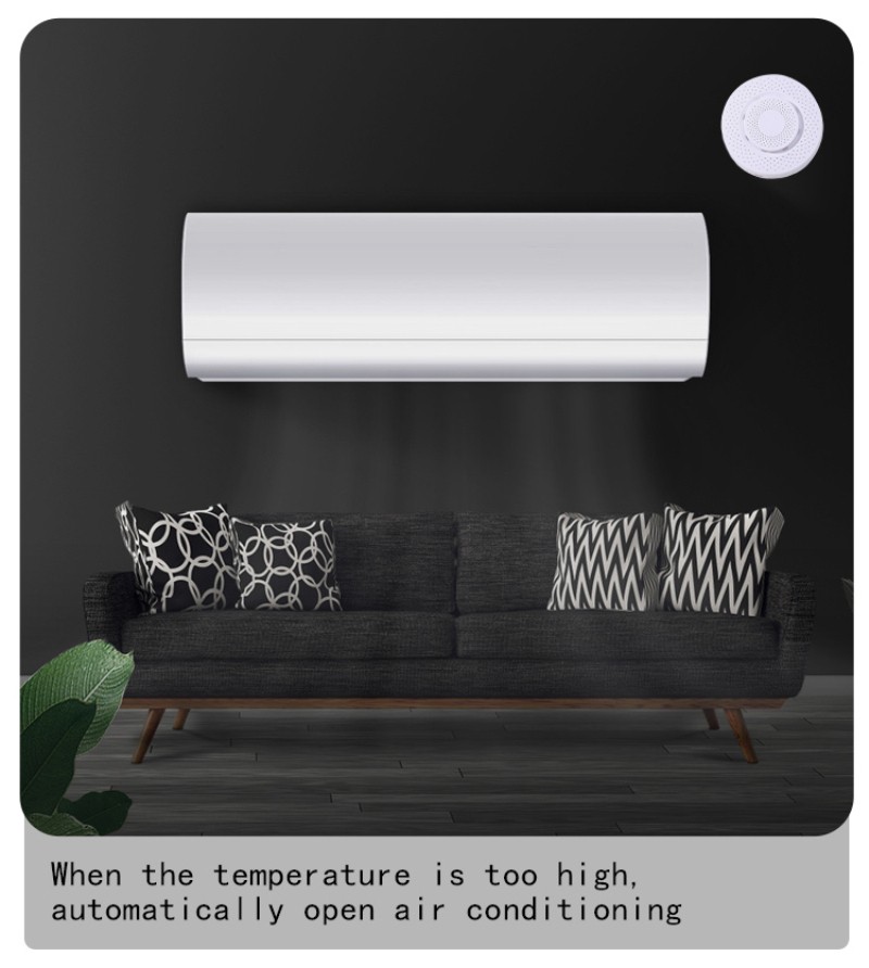 Tuya ZigBee Smart Air Box Air Quality Monitor CO2 VOC Gas Detector Sensor Automation Alarm Household Temperature Humidity Sensor