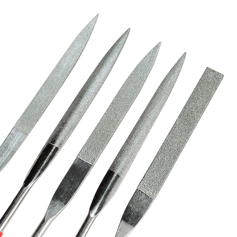 XCAN - Diamond File Set, 3 x 140mm 5 x 180mm, Small Needle for Stone, Glass, Metal, Hand Tools